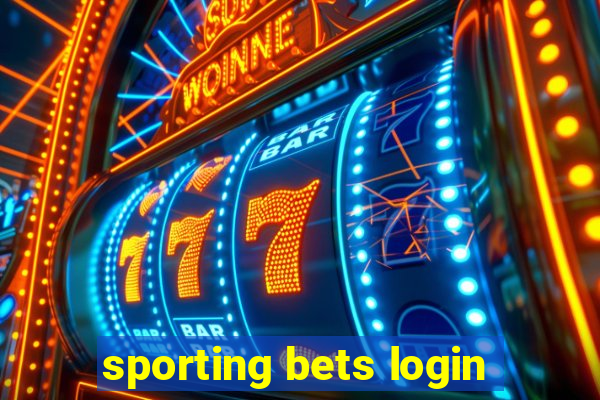 sporting bets login